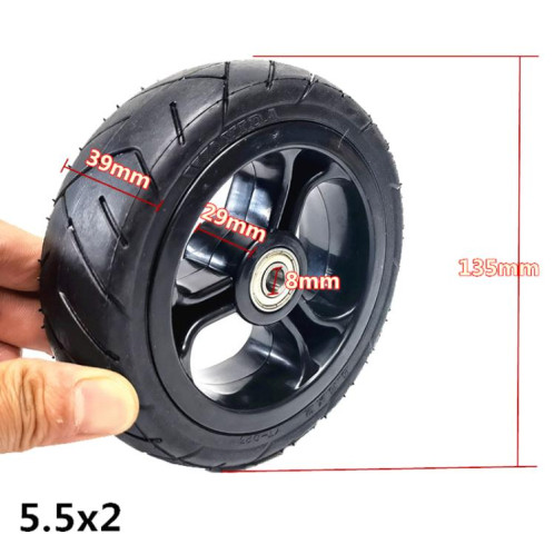 Pneus modifiés pour scooters électriques, robots et véhicules de chantier, style : 5,5 x 2,8 mm SH30021091-06